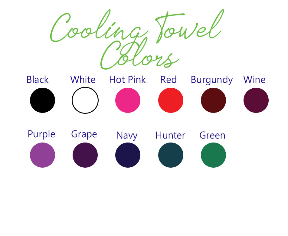 Personalized Ladies Cooling Sports Towel