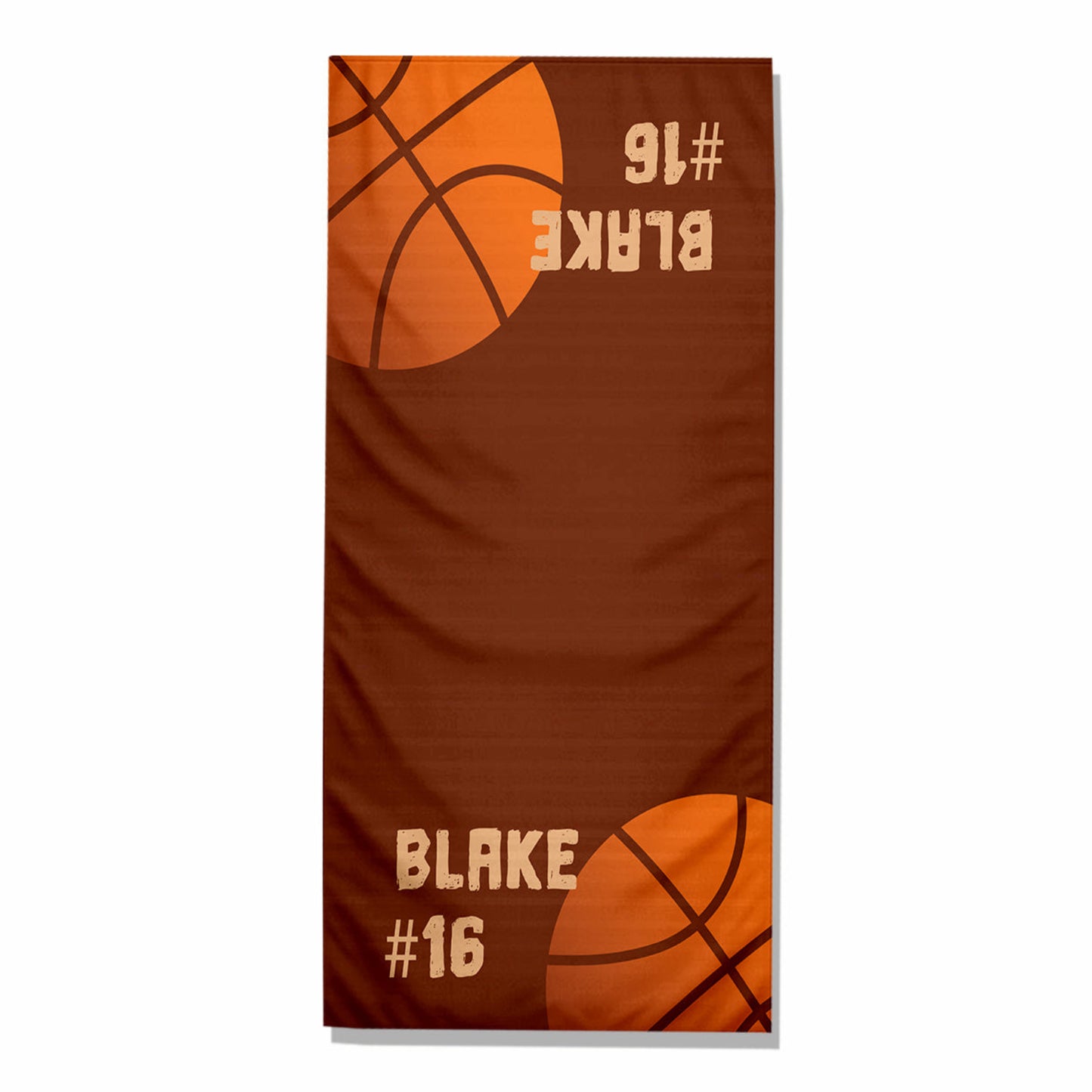 Personalized Basketball Player Cooling Sports Towel | Name and Number