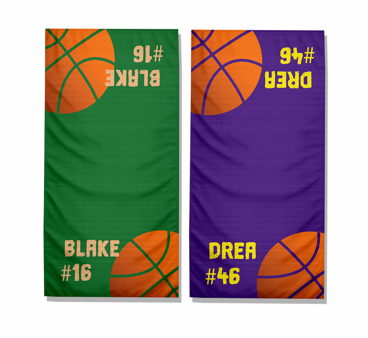 Personalized Basketball Player Cooling Sports Towel | Name and Number