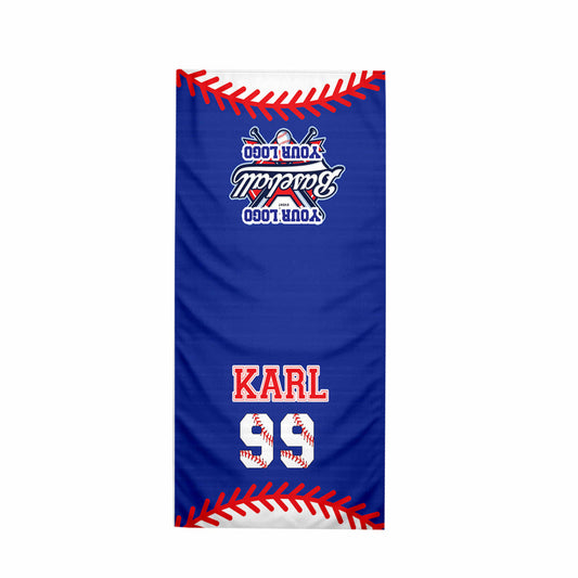 Personalized Baseball Player Cooling Sports Towel | Name and Number