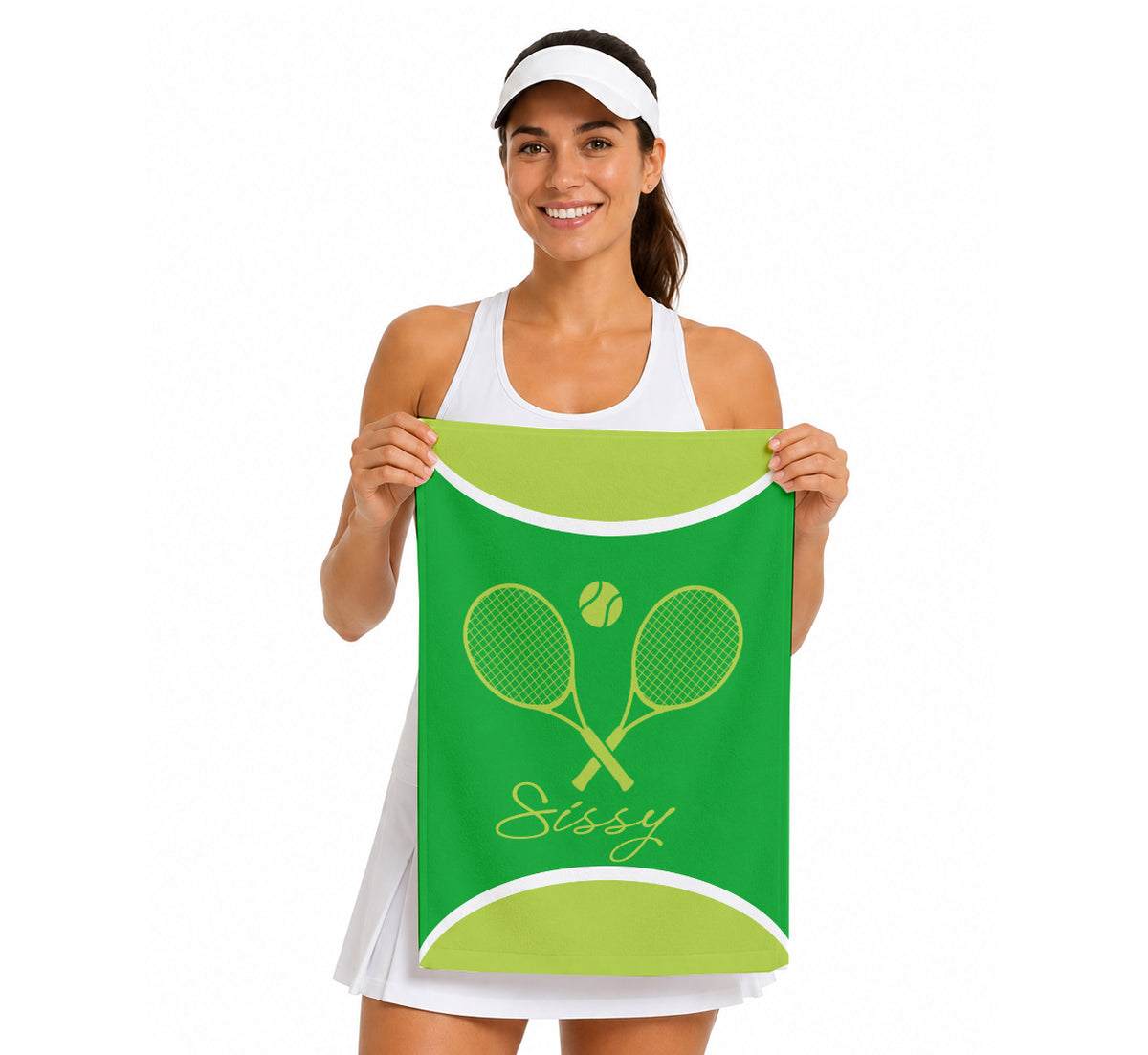 Personalized Tennis Towel | Custom Name Sports Gift