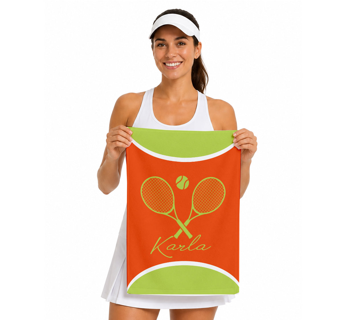 Personalized Tennis Towel | Custom Name Sports Gift