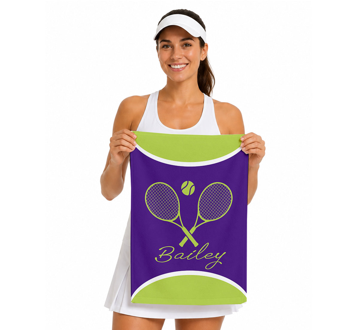 Personalized Tennis Towel | Custom Name Sports Gift