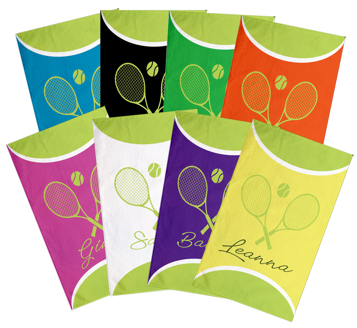 Personalized Tennis Towel | Custom Name Sports Gift