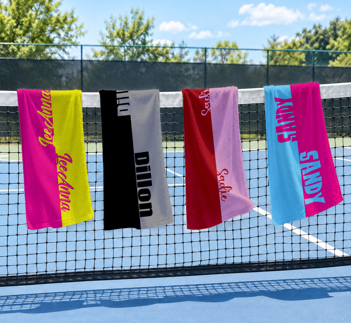 Personalized Two-Tone Cooling Towel | Custom Name & Color Sports Towel