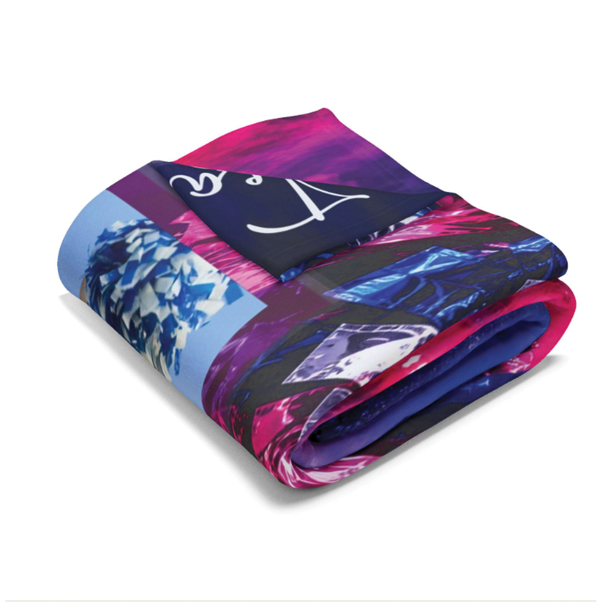 Personalized Cheer Blanket with Team Name and Year, Custom Cheer Gift for Cheerleaders and Coaches