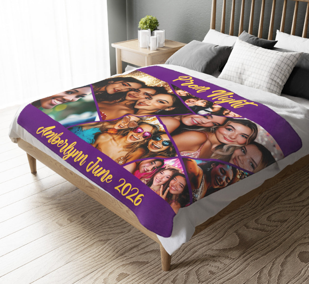 Custom Photo Collage Blanket | Personalized Group Photo Gift