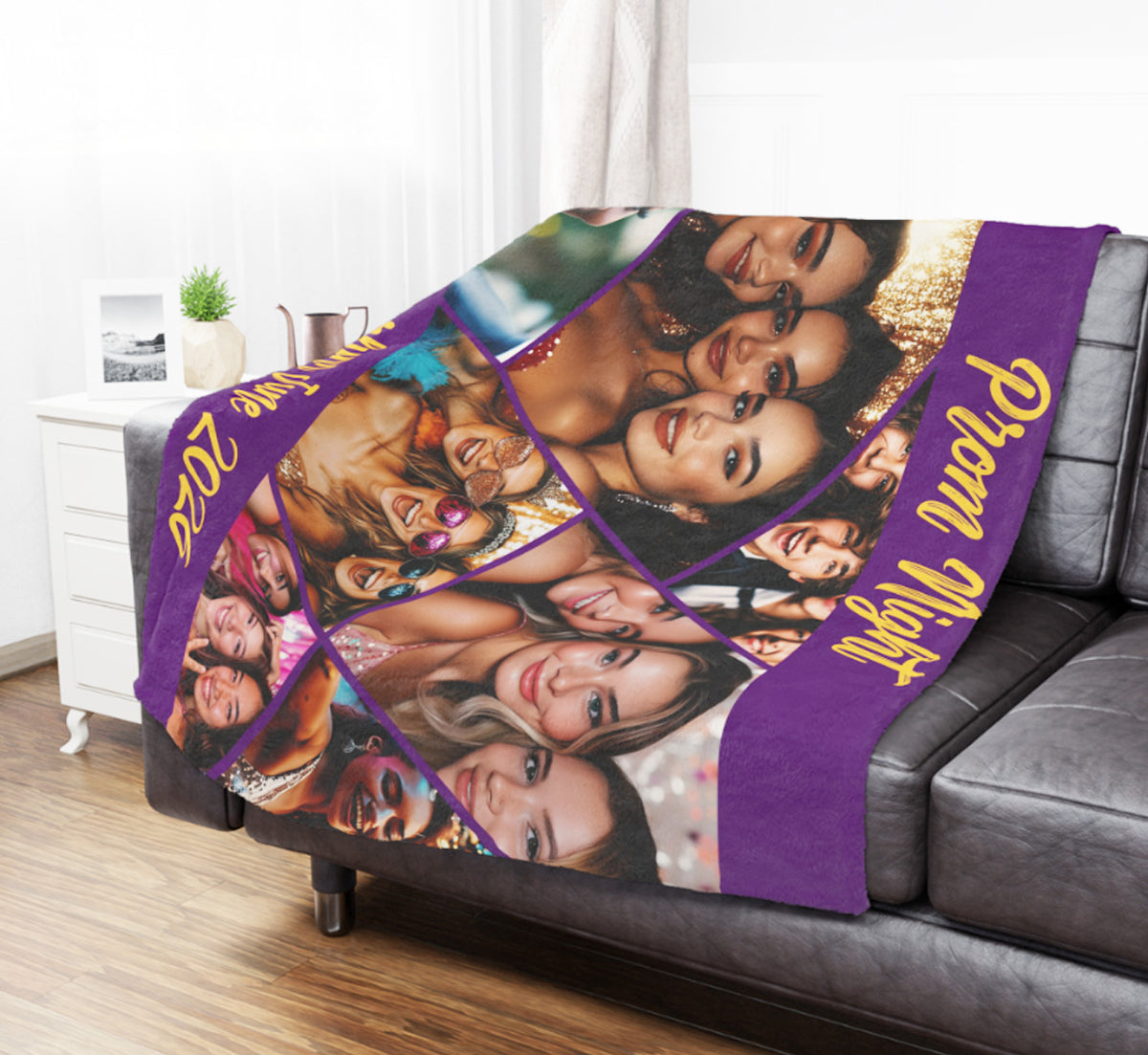 Custom Photo Collage Blanket | Personalized Group Photo Gift