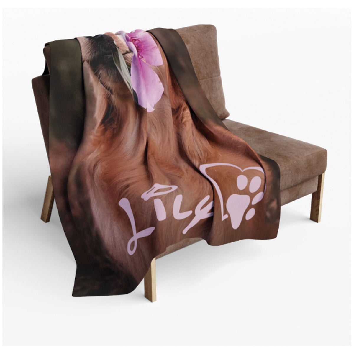 Personalized Pet Photo Blanket | Cat or Dog