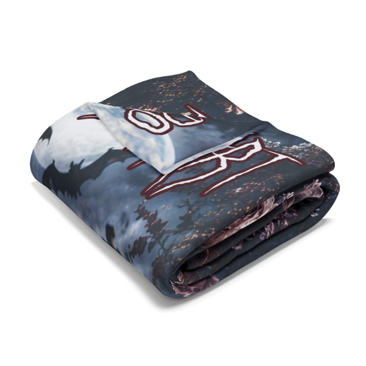 Personalized Skeleton Couple Floral Blanket | Til Death Do Us Part
