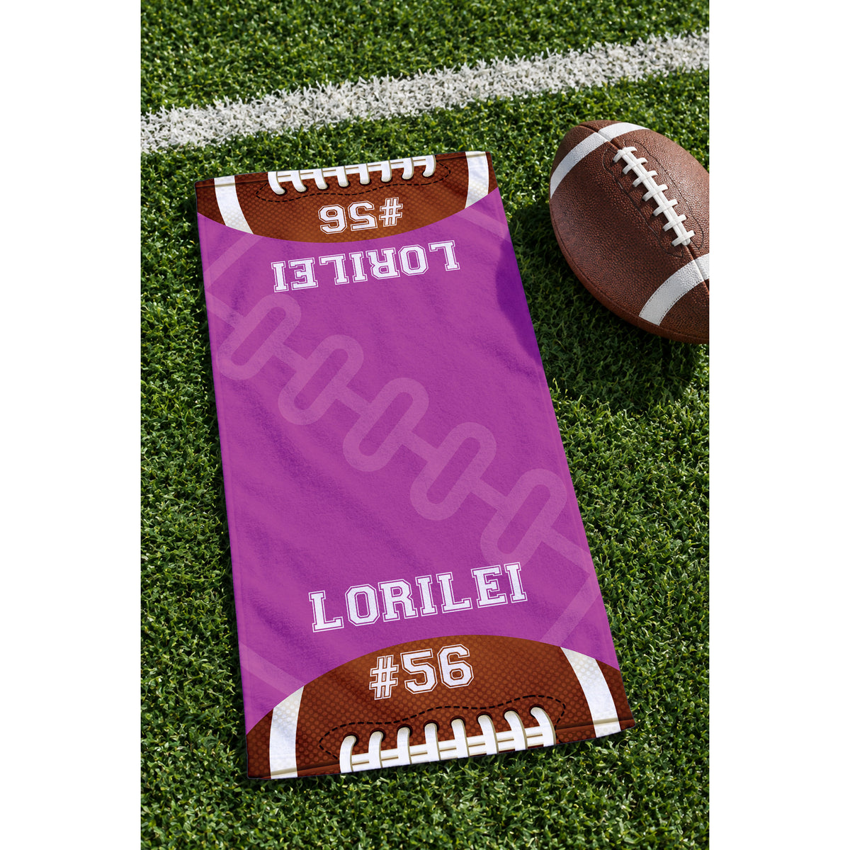Personalized Football Player Cooling Sports Towel | Name and Number