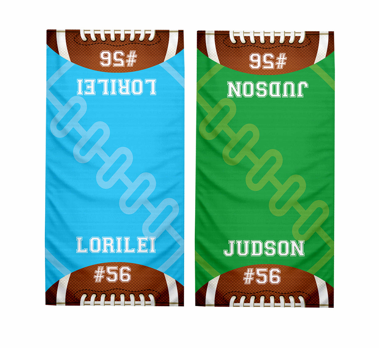 Personalized Football Player Cooling Sports Towel | Name and Number