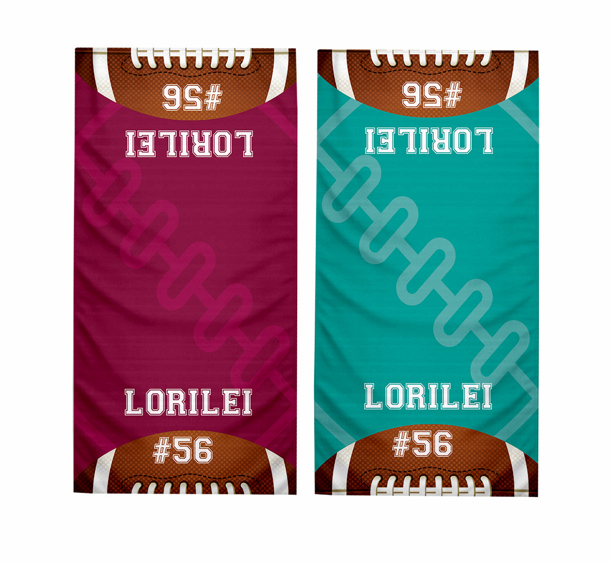 Personalized Football Player Cooling Sports Towel | Name and Number