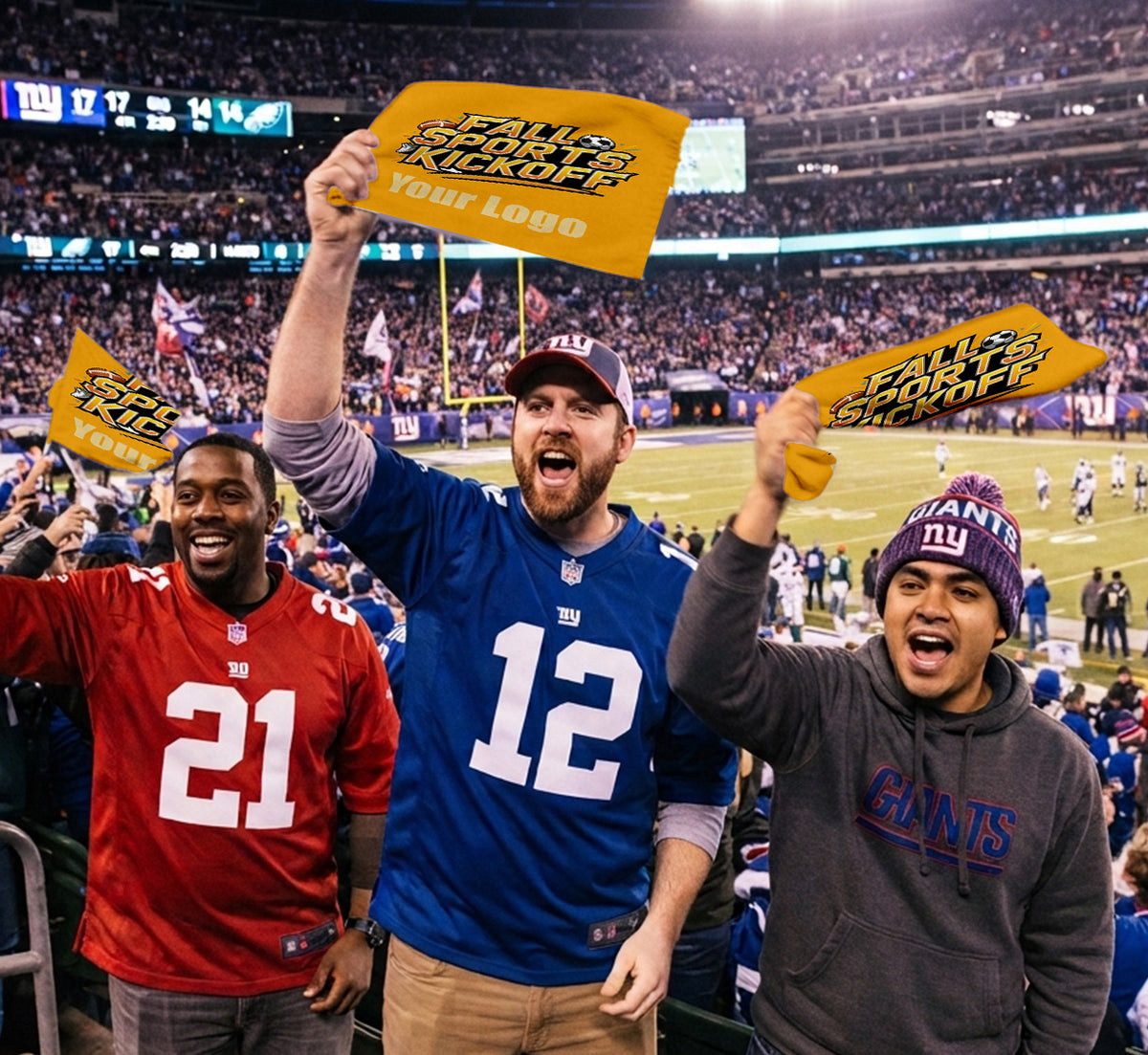 Custom Rally Towel | Personalized Logo for Any Sport or Event