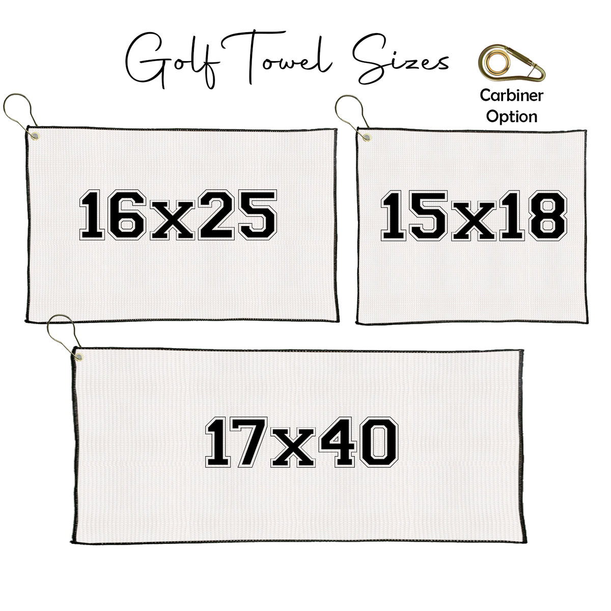 Custom It Takes Balls to Golf Towel