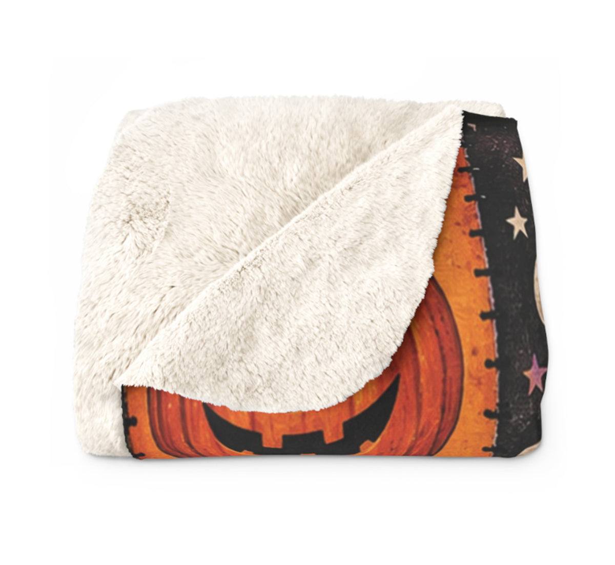 Personalized Patchwork Halloween Blanket