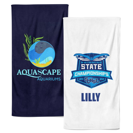 Wholesale Sublimated Beach Towels | Custom Bulk Beach Towels |  Full Color Printed Towels | Beach Shop & Business