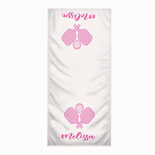 Personalized Pickleball Cooling Sports Towel with Name