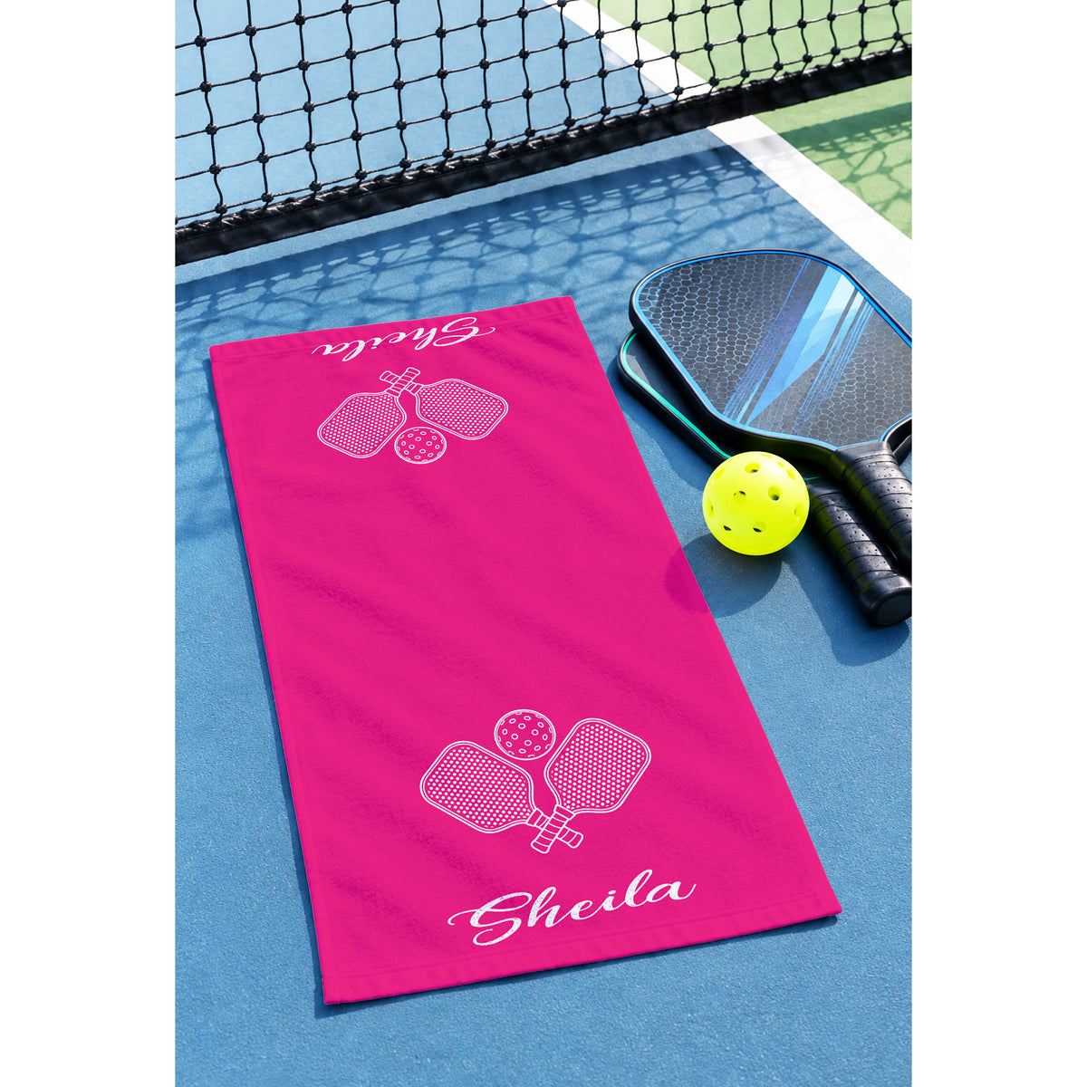 Personalized Pickleball Cooling Sports Towel with Name