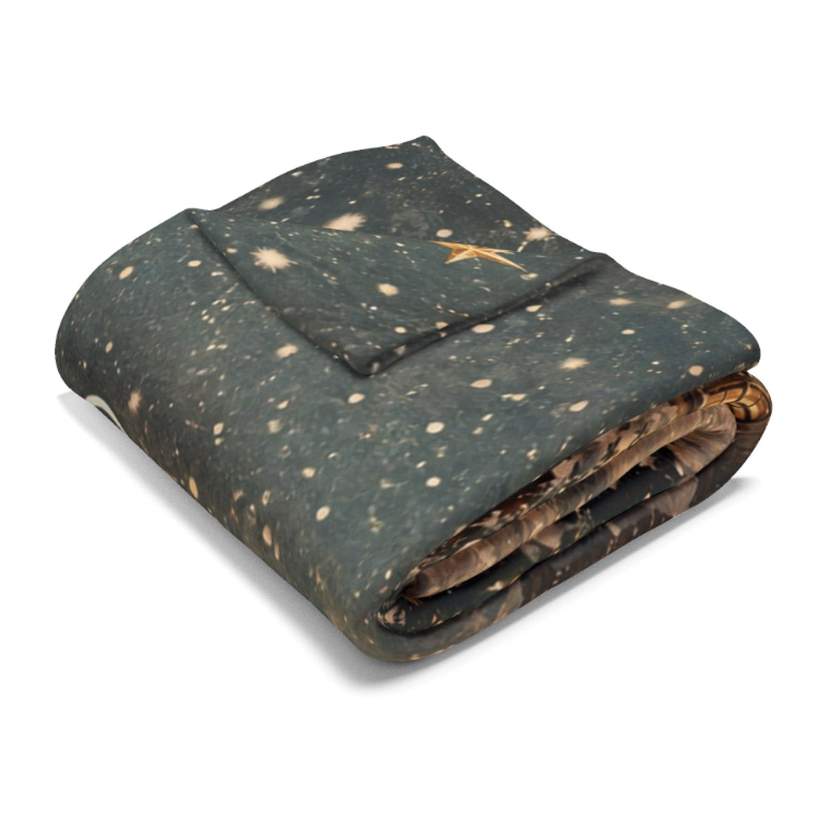 Personalized Family Vintage Christmas Tree Blanket