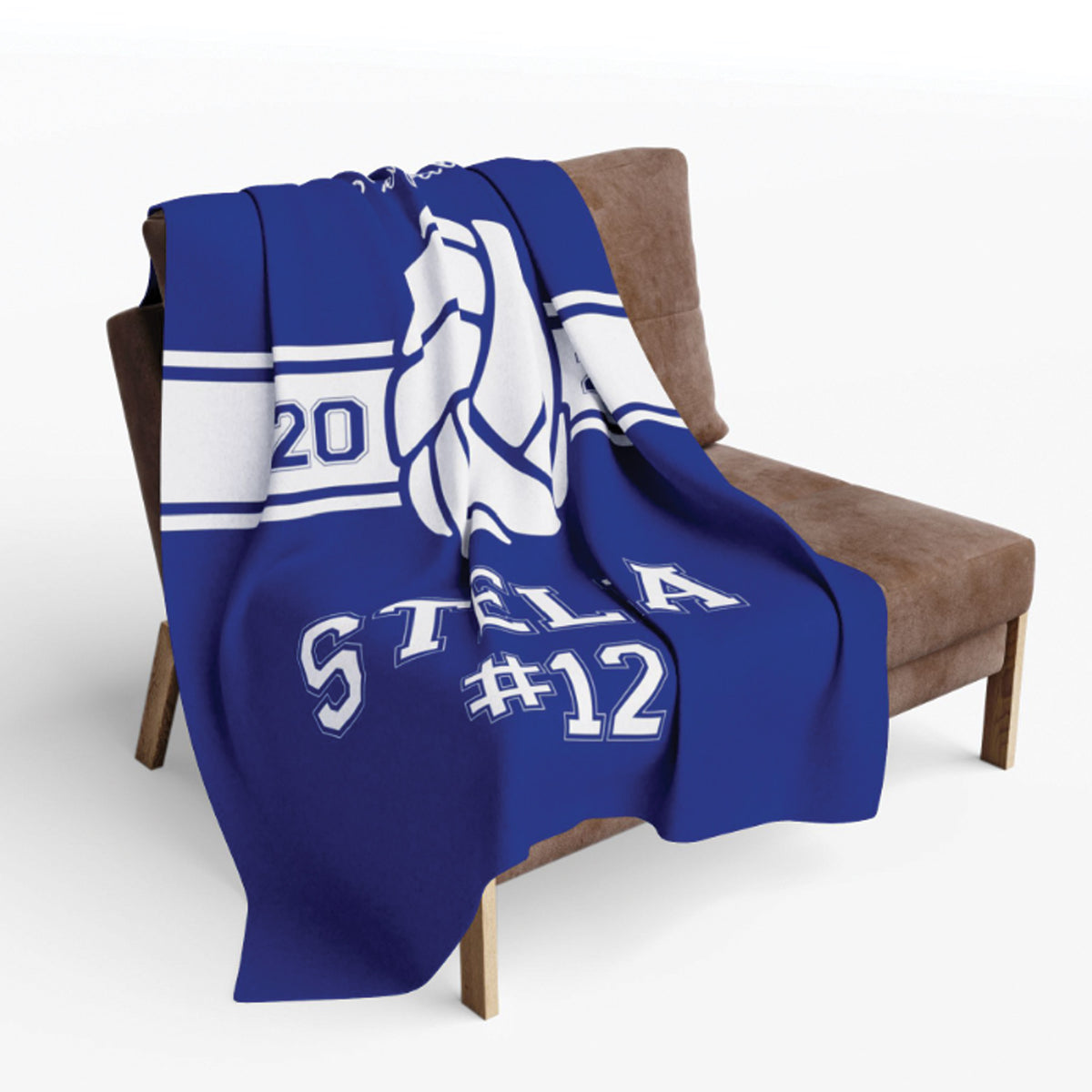 Personalized Volleyball Blanket with Name and Number, Gift for Girl Volleyball Players