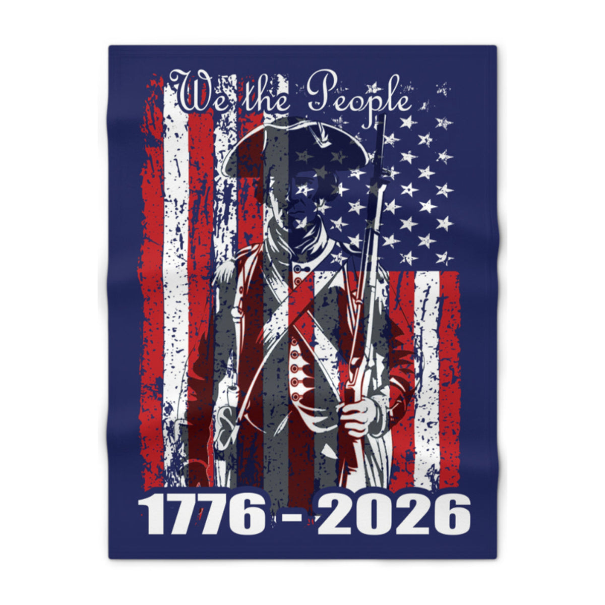 We The People Blanket | 1776-2026 America 250th Anniversary | Custom Name